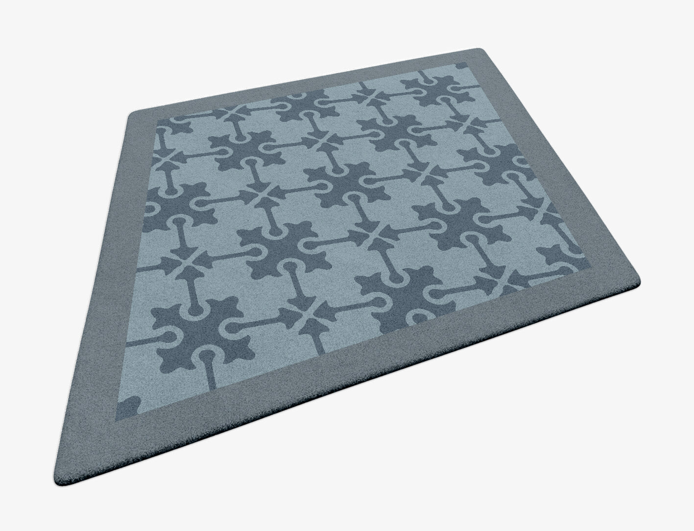 Puzzle Geometric Diamond Hand Tufted Pure Wool Custom Rug by Rug Artisan