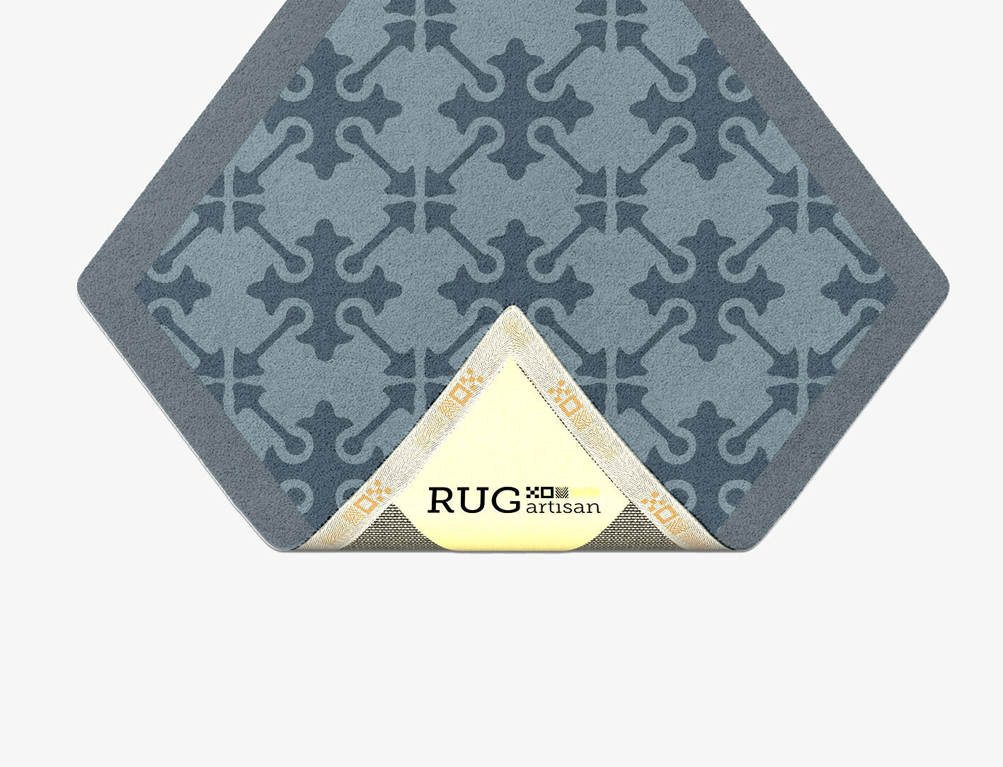 Puzzle Geometric Diamond Hand Tufted Pure Wool Custom Rug by Rug Artisan