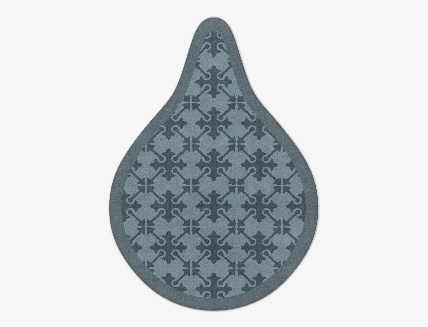 Puzzle Geometric Drop Hand Tufted Pure Wool Custom Rug by Rug Artisan