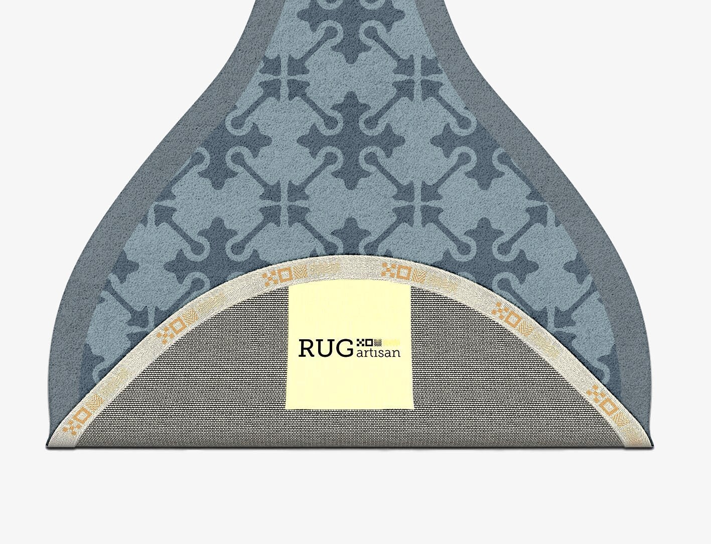 Puzzle Geometric Drop Hand Tufted Pure Wool Custom Rug by Rug Artisan