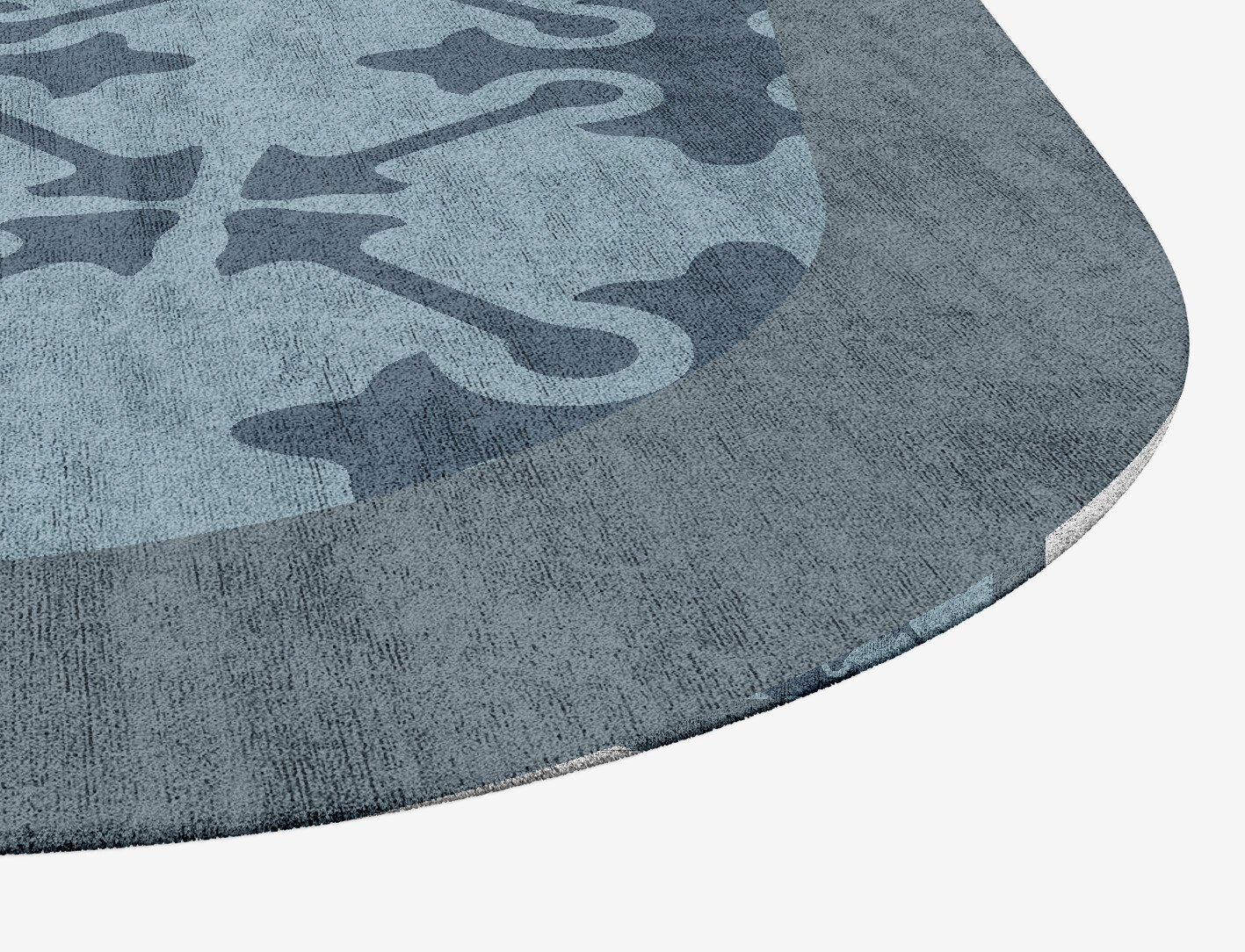 Puzzle Geometric Eight Hand Tufted Bamboo Silk Custom Rug by Rug Artisan