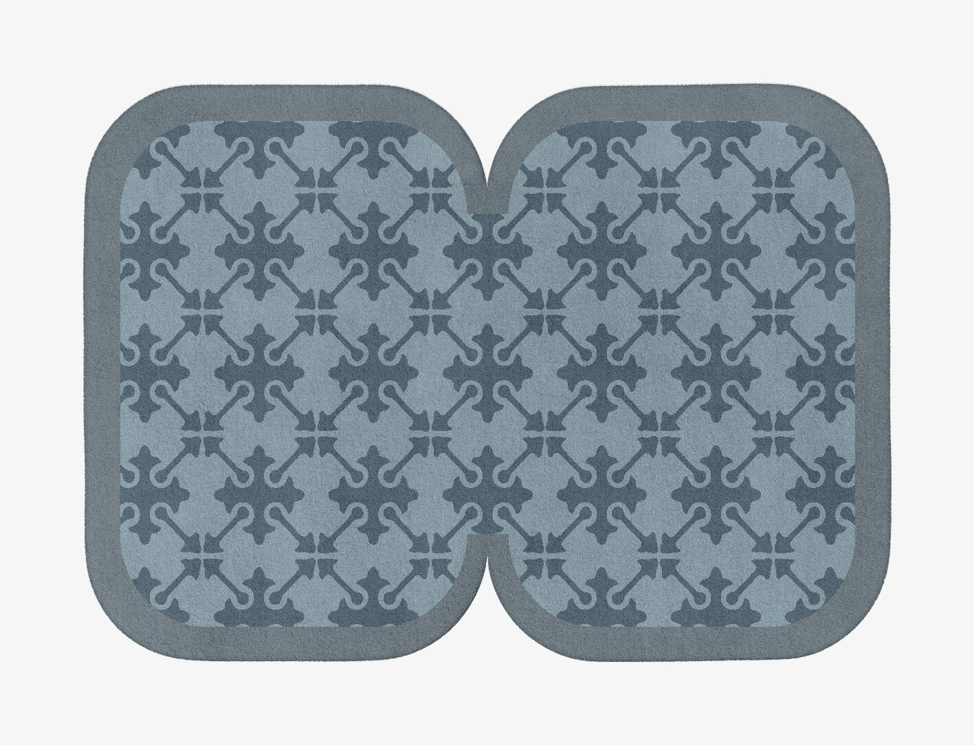 Puzzle Geometric Eight Hand Tufted Pure Wool Custom Rug by Rug Artisan