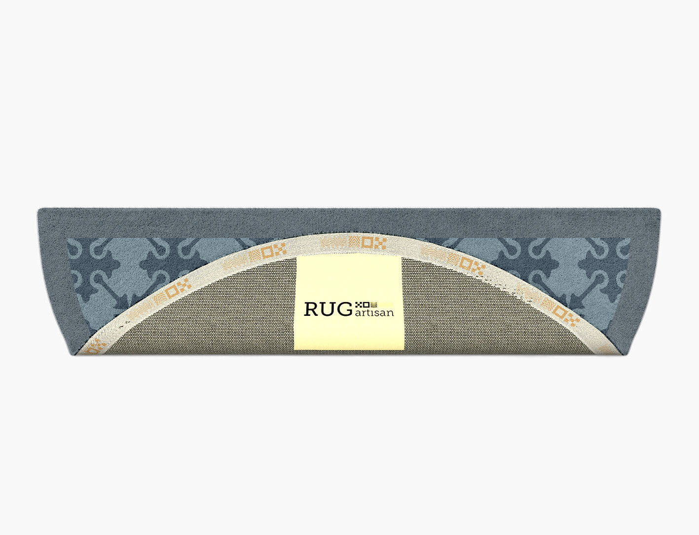Puzzle Geometric Halfmoon Hand Tufted Pure Wool Custom Rug by Rug Artisan