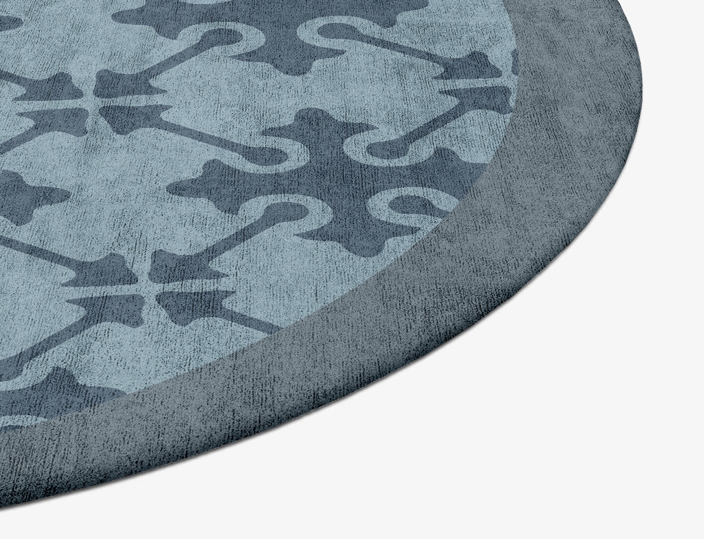 Puzzle Geometric Oval Hand Tufted Bamboo Silk Custom Rug by Rug Artisan