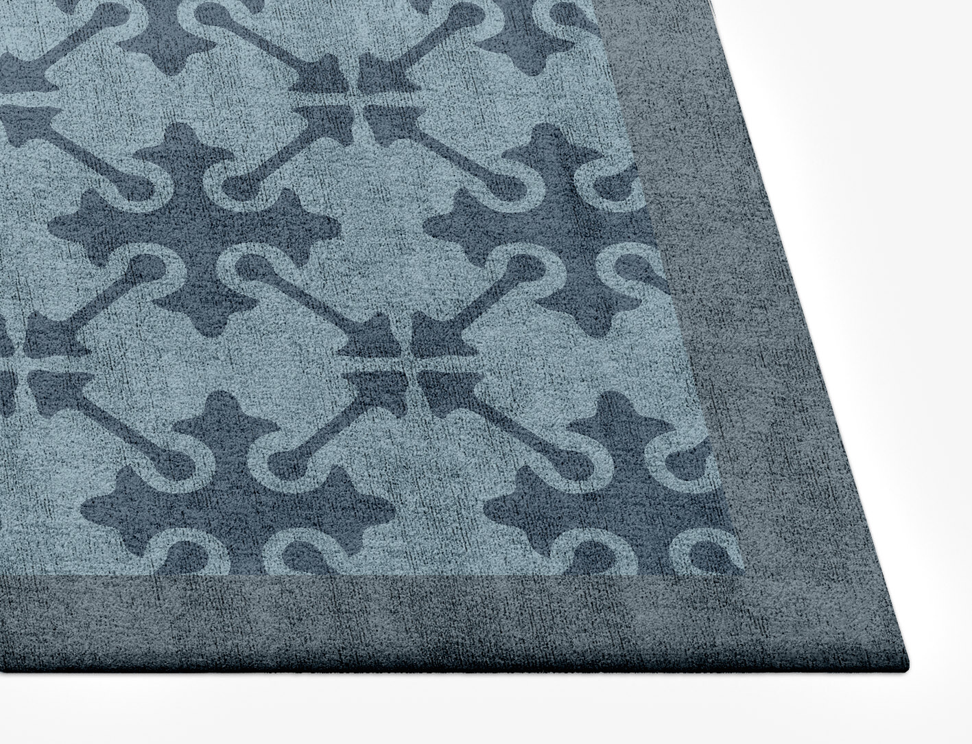 Puzzle Geometric Rectangle Hand Tufted Bamboo Silk Custom Rug by Rug Artisan