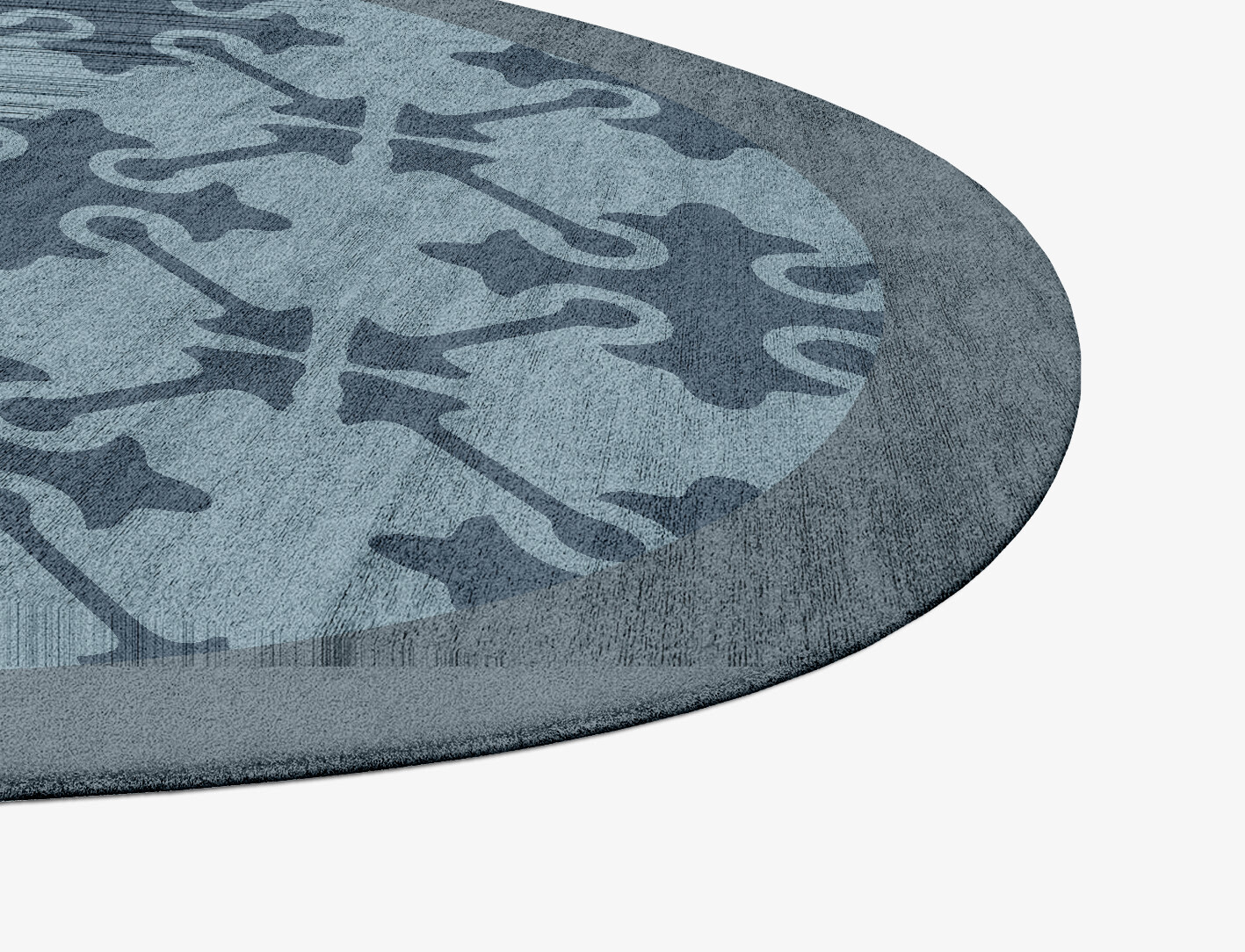 Puzzle Geometric Splash Hand Tufted Bamboo Silk Custom Rug by Rug Artisan