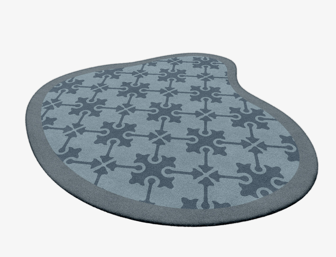 Puzzle Geometric Splash Hand Tufted Pure Wool Custom Rug by Rug Artisan
