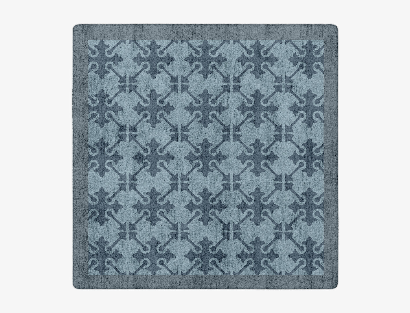 Puzzle Geometric Square Hand Tufted Bamboo Silk Custom Rug by Rug Artisan