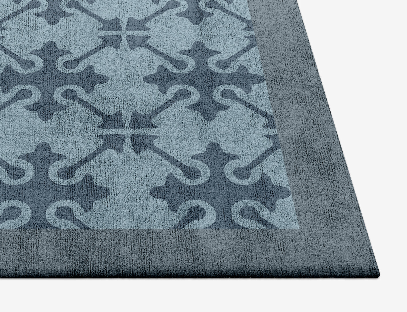 Puzzle Geometric Square Hand Tufted Bamboo Silk Custom Rug by Rug Artisan