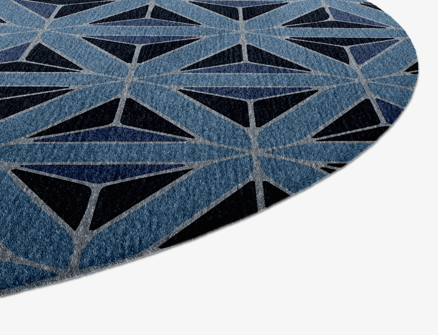 Pyramids Geometric Capsule Hand Knotted Tibetan Wool Custom Rug by Rug Artisan