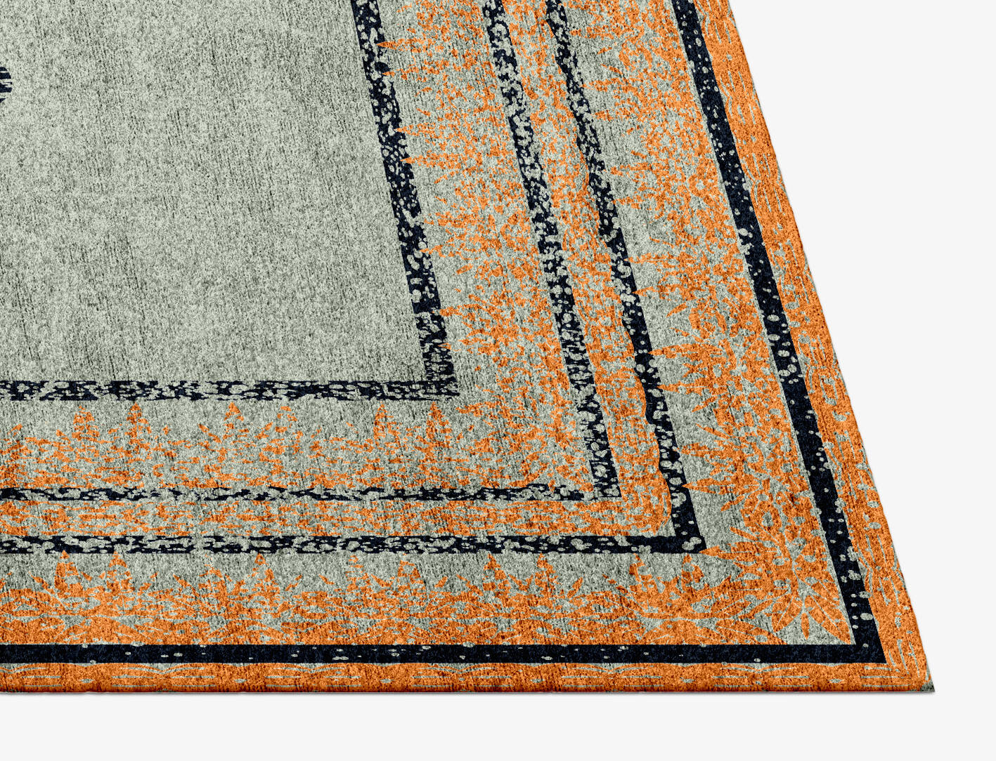 Qandil Vintage Rectangle Hand Knotted Bamboo Silk Custom Rug by Rug Artisan