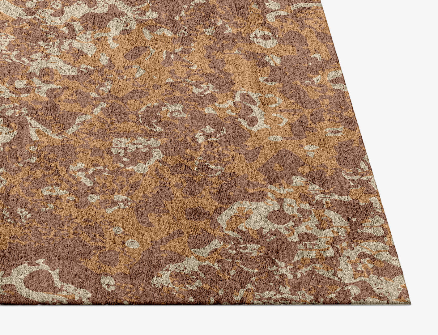 Qaus Vintage Rectangle Hand Knotted Bamboo Silk Custom Rug by Rug Artisan