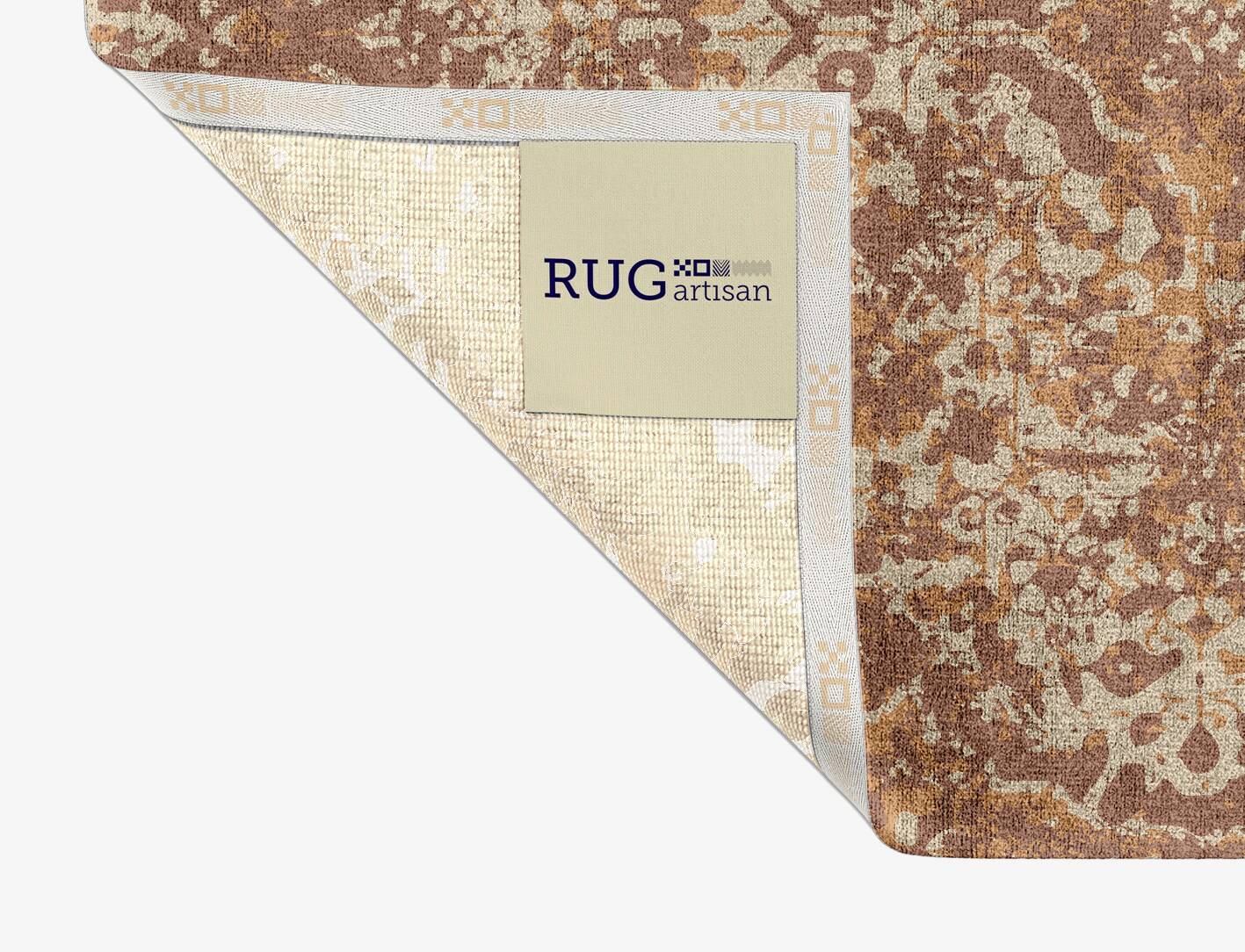 Qaus Vintage Rectangle Hand Knotted Bamboo Silk Custom Rug by Rug Artisan