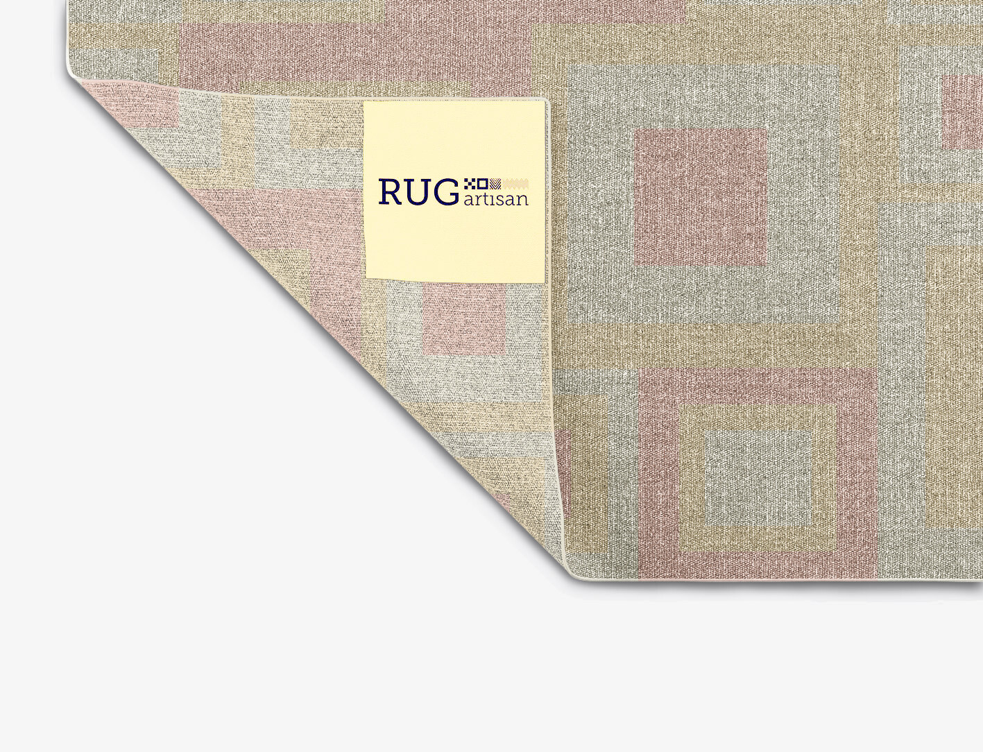 Quad Geometric Square Flatweave New Zealand Wool Custom Rug by Rug Artisan