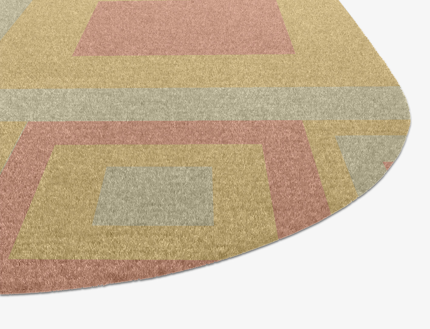 Quad Geometric Eight Hand Knotted Tibetan Wool Custom Rug by Rug Artisan