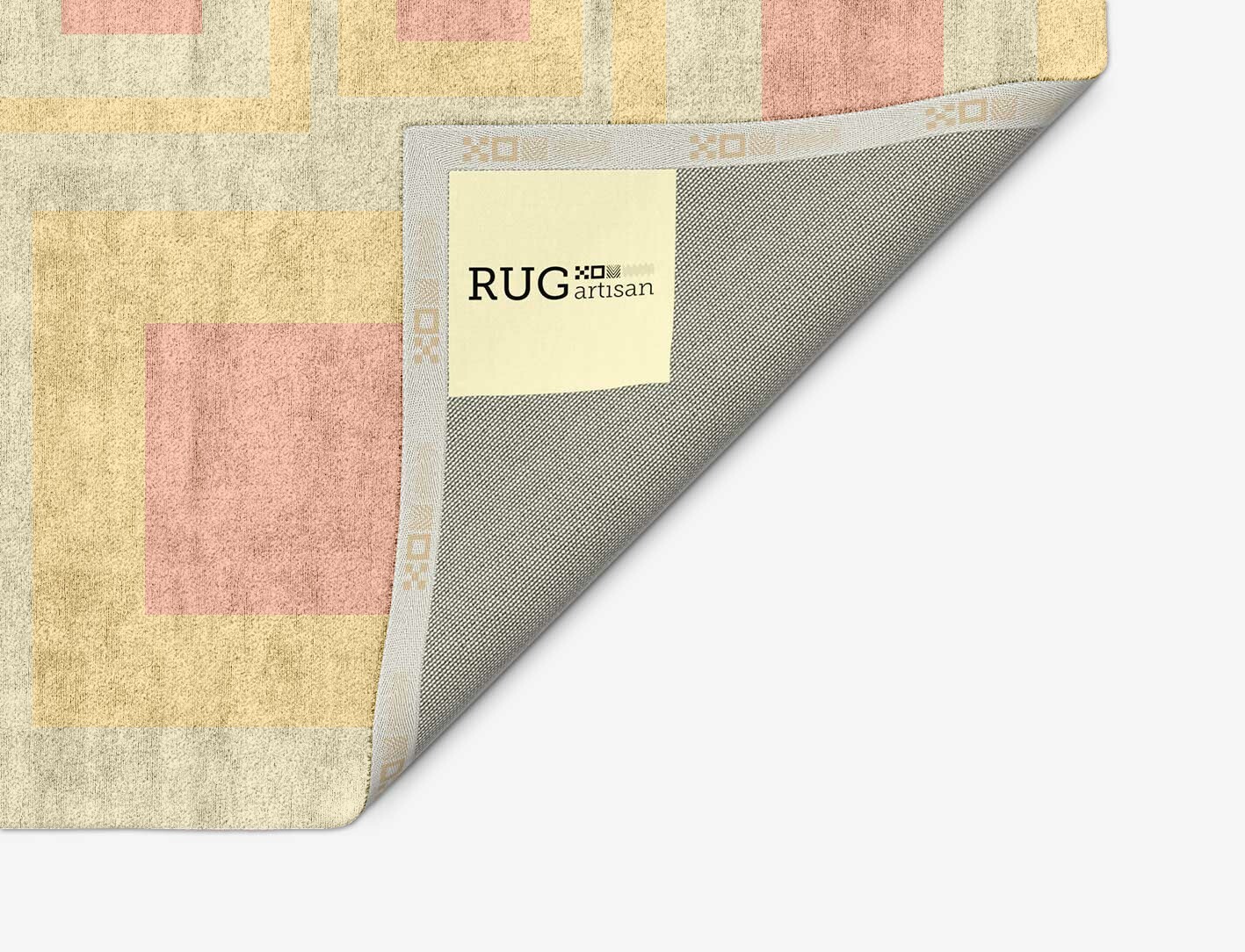 Quad Geometric Arch Hand Tufted Bamboo Silk Custom Rug by Rug Artisan