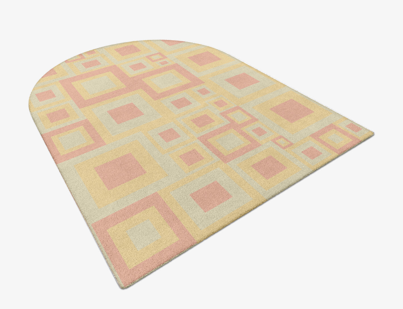 Quad Geometric Arch Hand Tufted Pure Wool Custom Rug by Rug Artisan