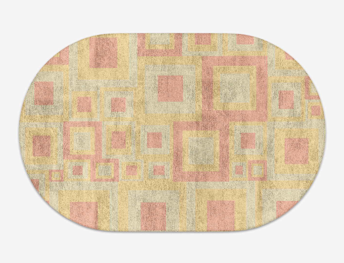Quad Geometric Capsule Hand Tufted Bamboo Silk Custom Rug by Rug Artisan