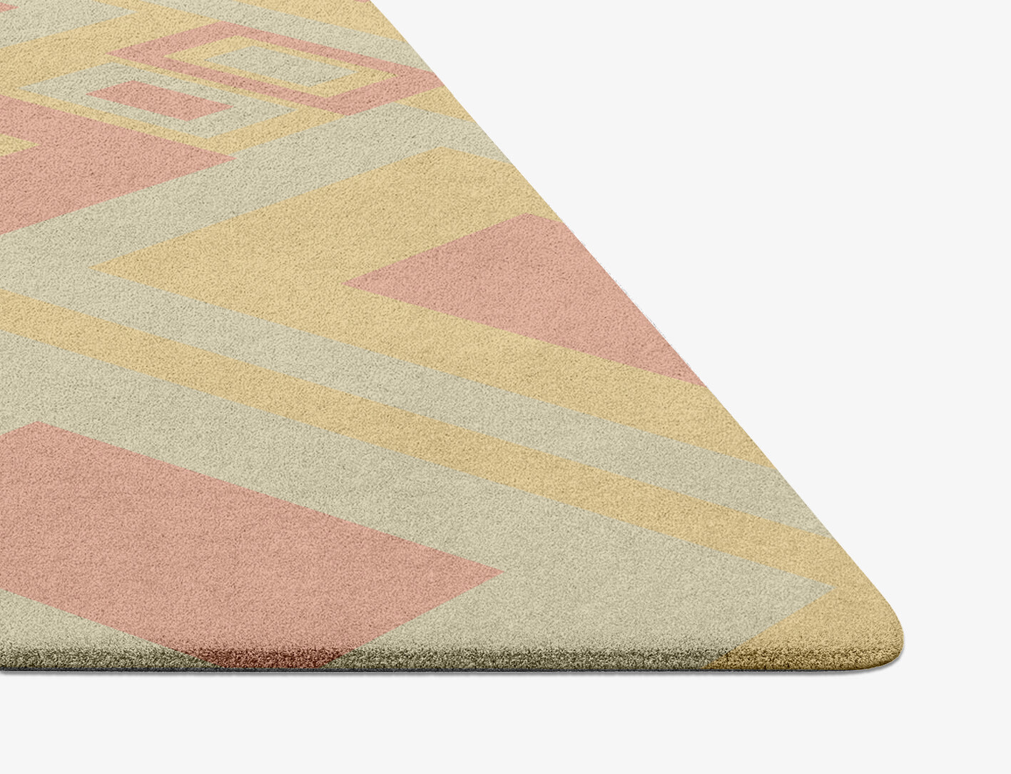 Quad Geometric Diamond Hand Tufted Pure Wool Custom Rug by Rug Artisan