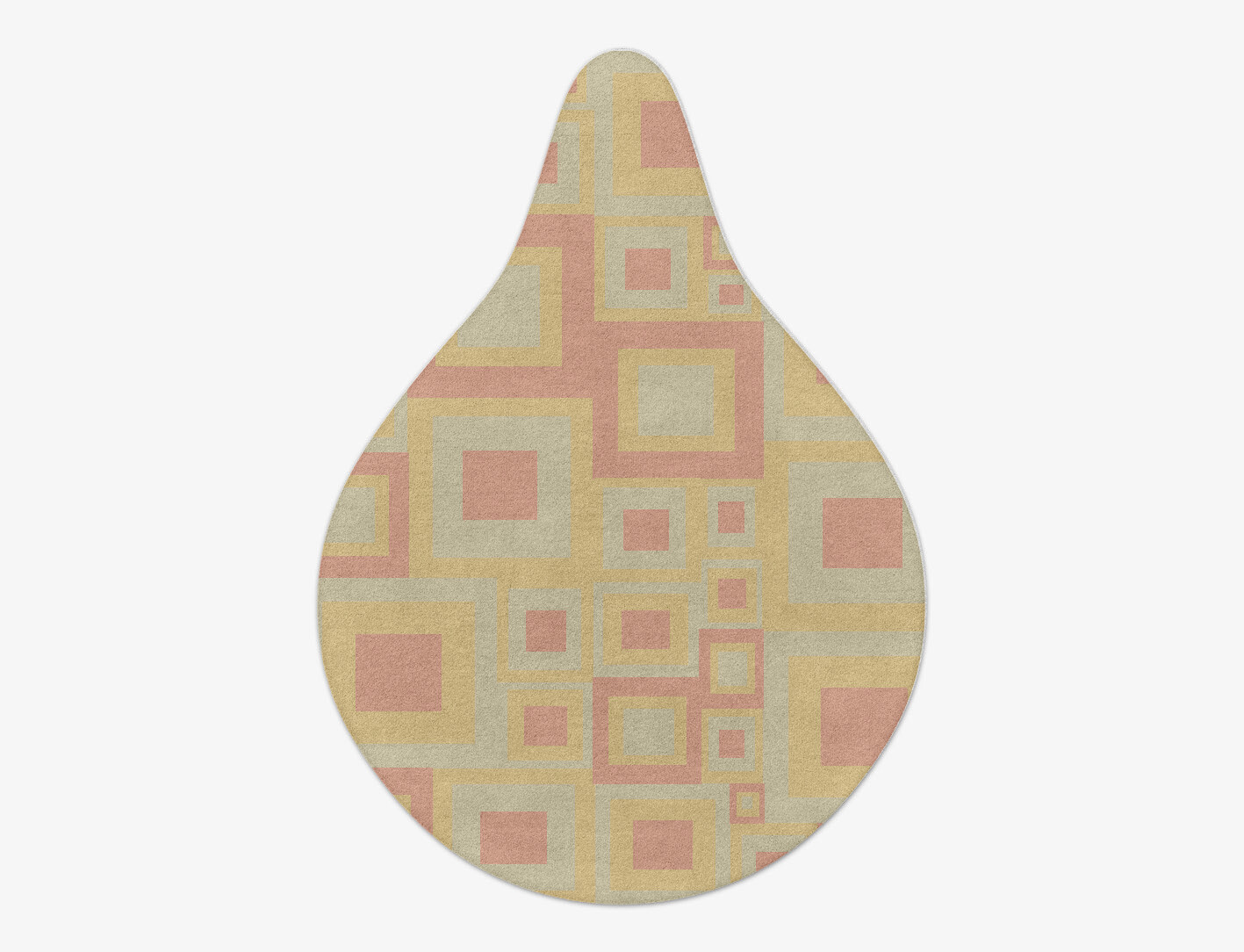 Quad Geometric Drop Hand Tufted Pure Wool Custom Rug by Rug Artisan