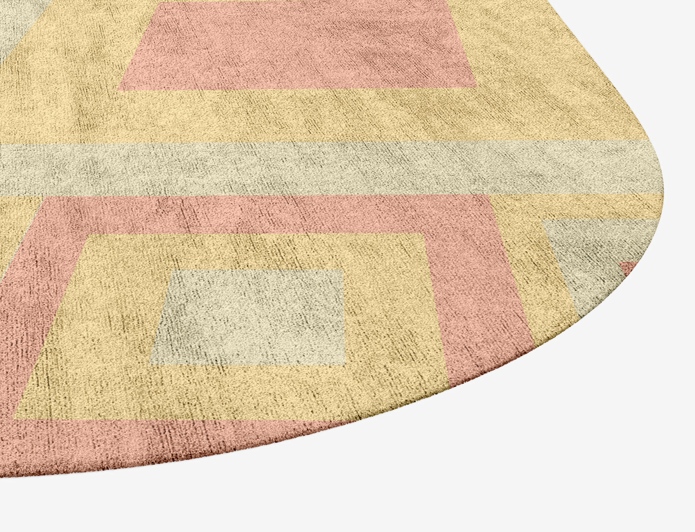 Quad Geometric Eight Hand Tufted Bamboo Silk Custom Rug by Rug Artisan