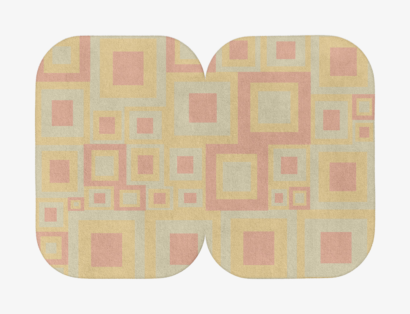 Quad Geometric Eight Hand Tufted Pure Wool Custom Rug by Rug Artisan