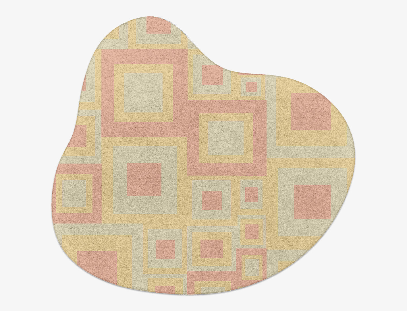 Quad Geometric Splash Hand Tufted Pure Wool Custom Rug by Rug Artisan