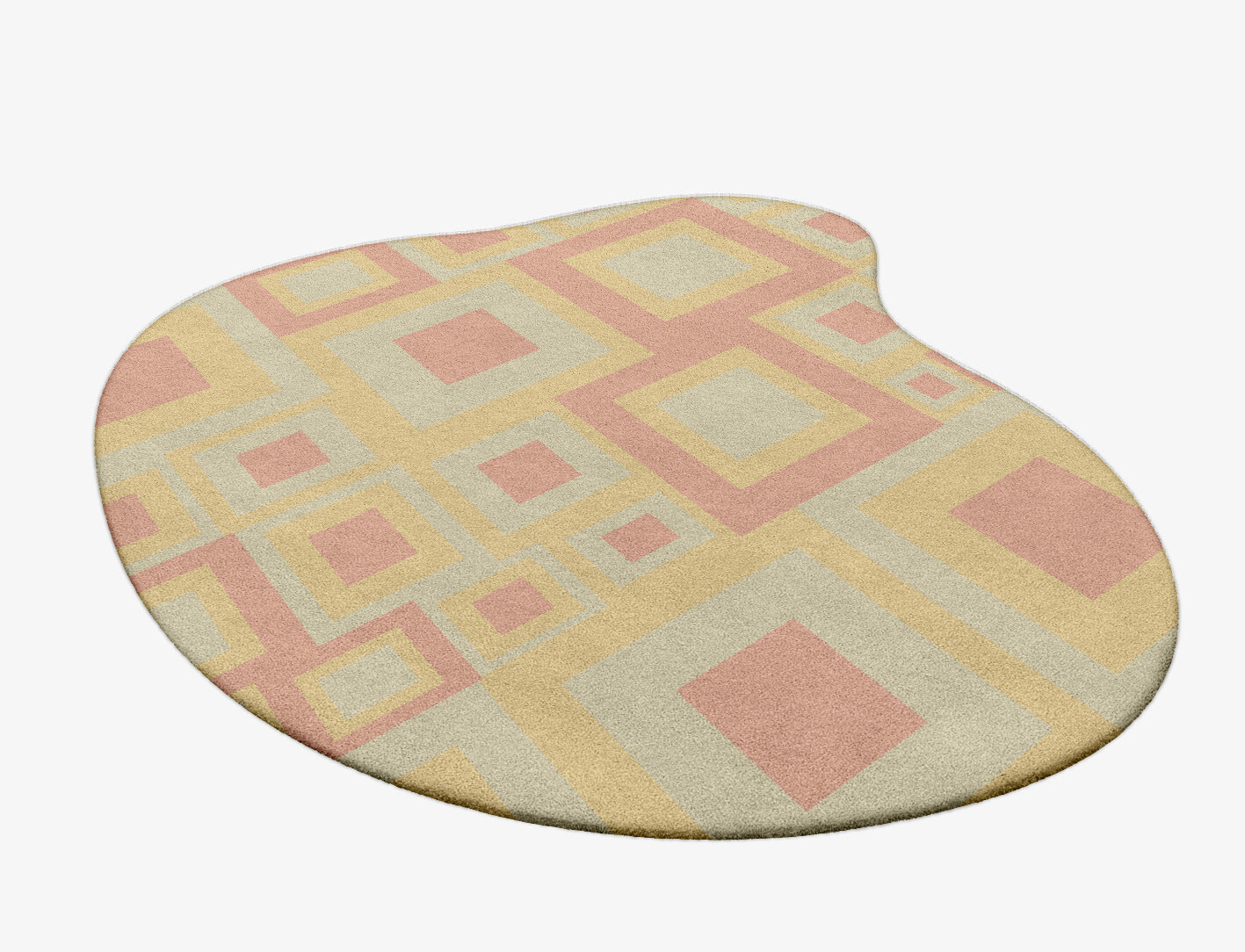 Quad Geometric Splash Hand Tufted Pure Wool Custom Rug by Rug Artisan