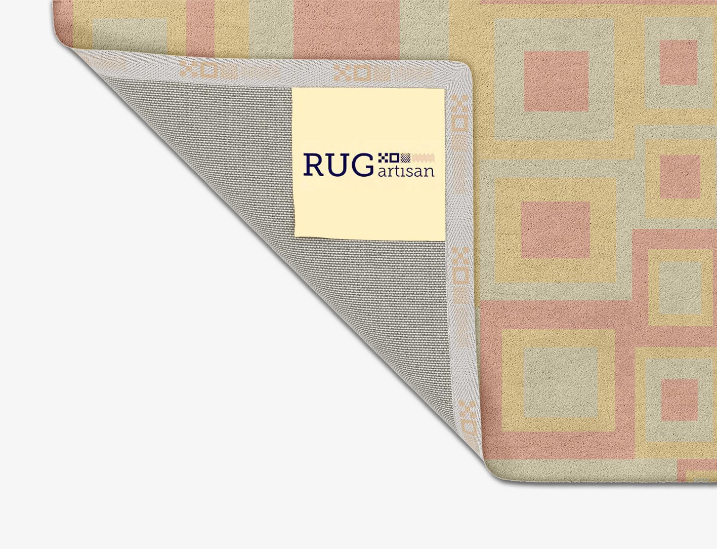 Quad Geometric Square Hand Tufted Pure Wool Custom Rug by Rug Artisan