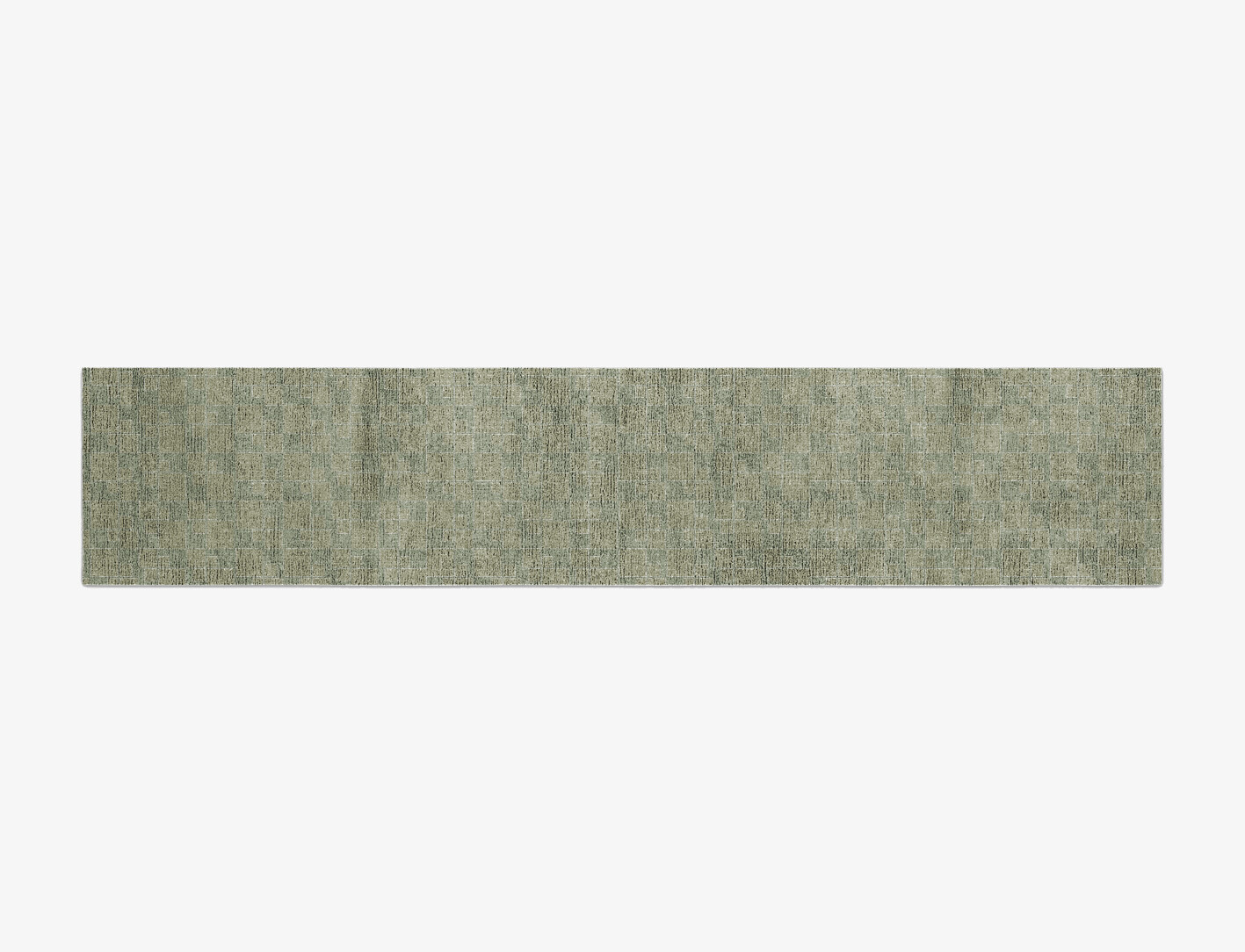 Quadral Minimalist Runner Flatweave Bamboo Silk Custom Rug by Rug Artisan