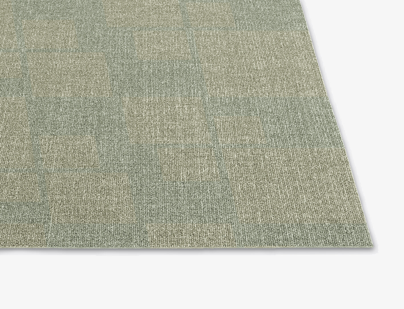 Quadral Minimalist Square Flatweave New Zealand Wool Custom Rug by Rug Artisan