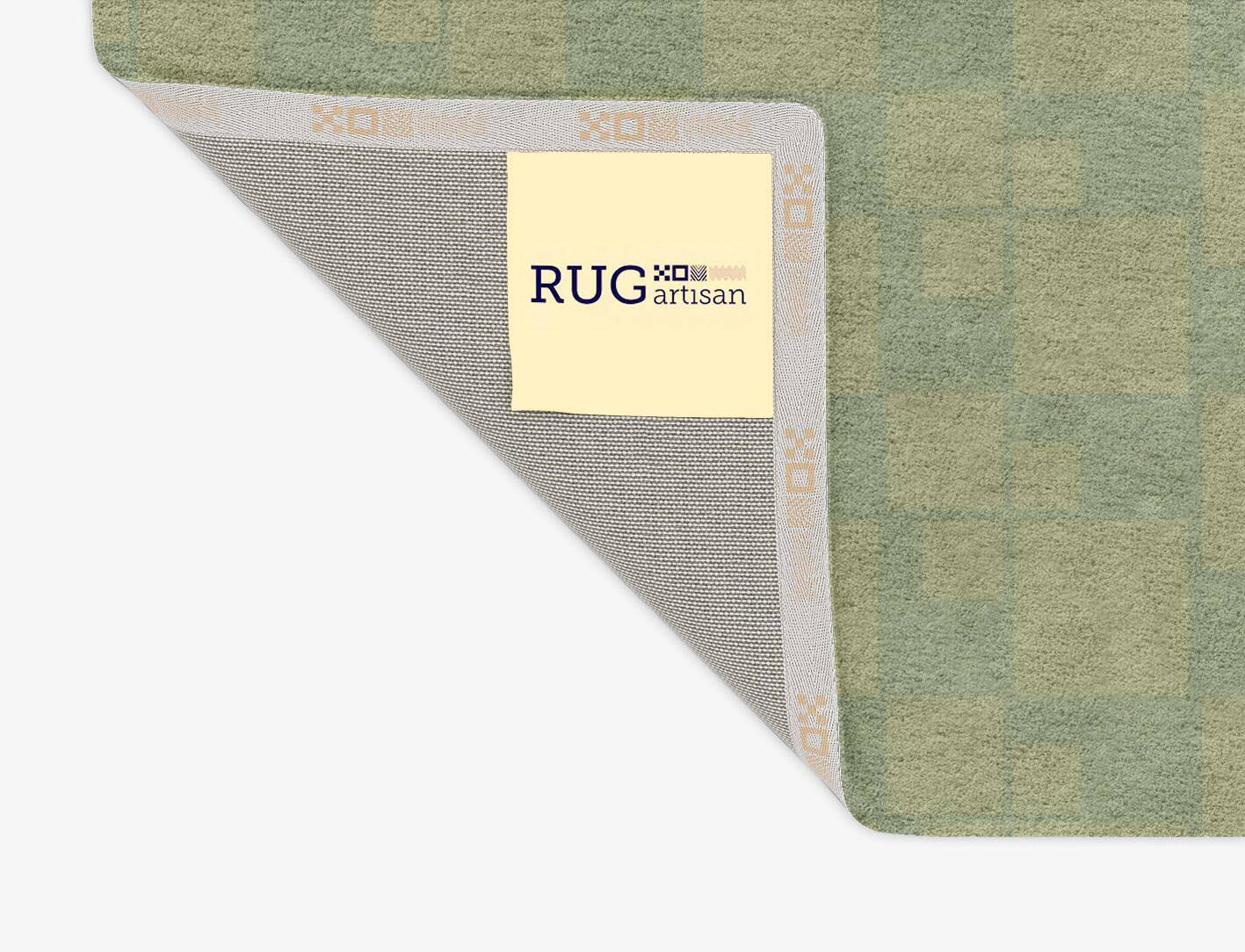 Quadral Minimalist Rectangle Hand Tufted Pure Wool Custom Rug by Rug Artisan