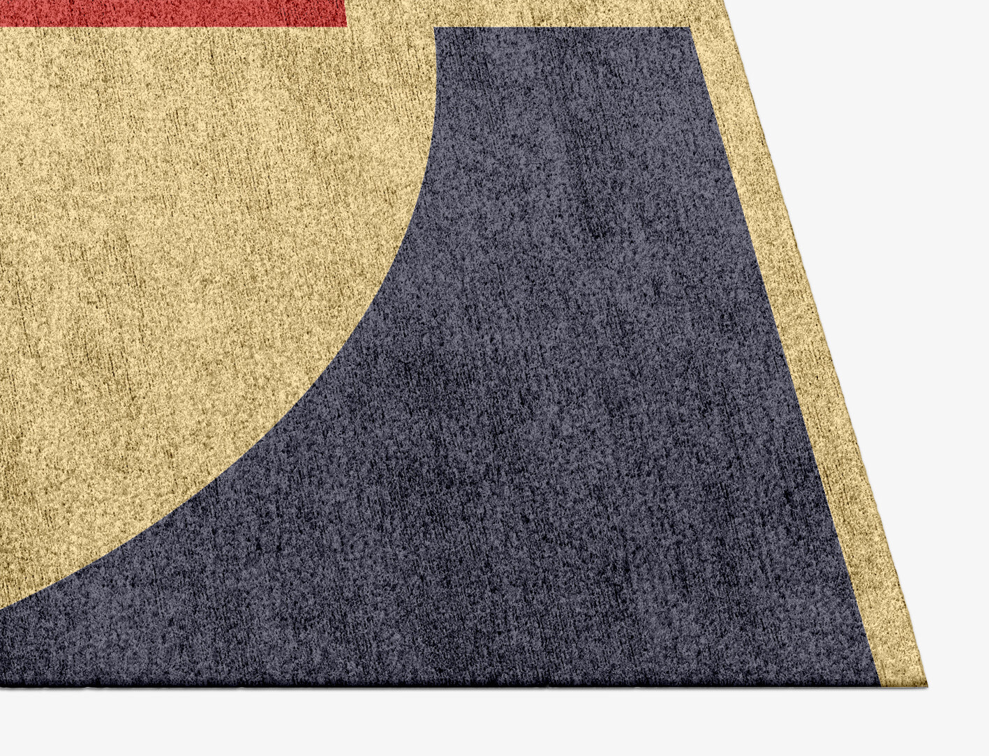 Quadrant Geometric Rectangle Hand Knotted Bamboo Silk Custom Rug by Rug Artisan