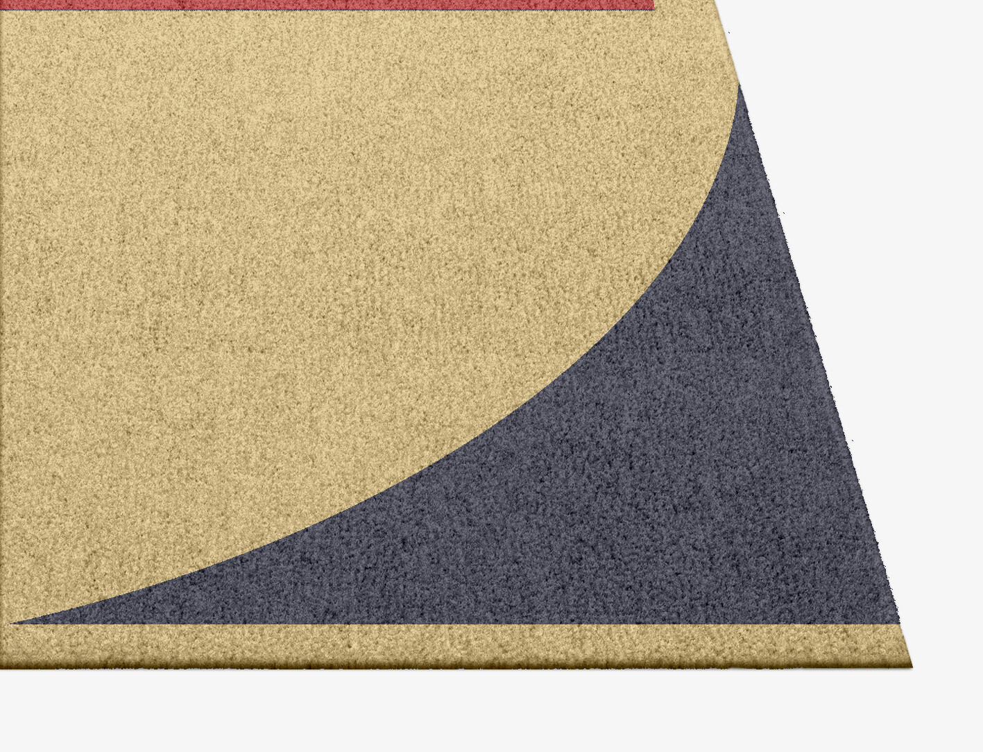 Quadrant Geometric Square Hand Knotted Tibetan Wool Custom Rug by Rug Artisan