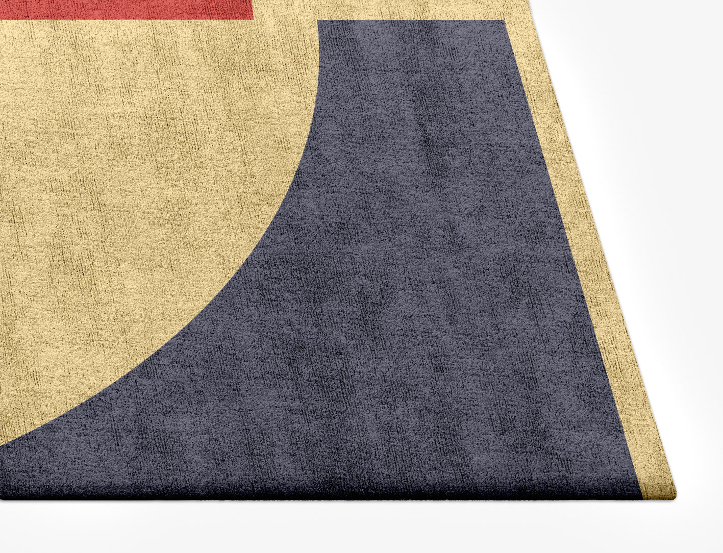 Quadrant Geometric Rectangle Hand Tufted Bamboo Silk Custom Rug by Rug Artisan