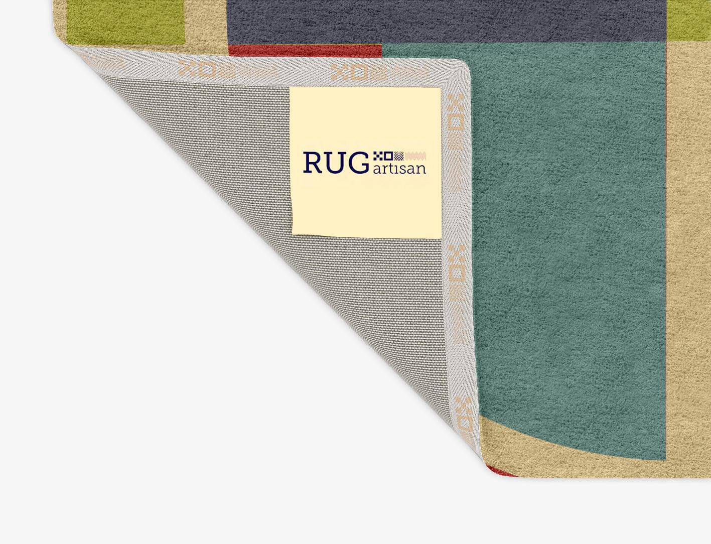 Quadrant Geometric Rectangle Hand Tufted Pure Wool Custom Rug by Rug Artisan