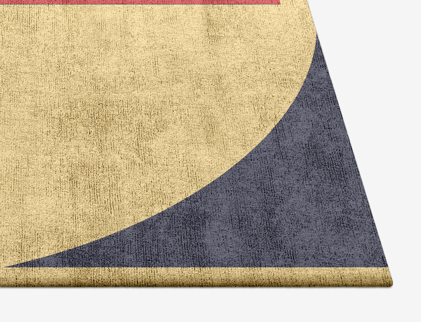 Quadrant Geometric Square Hand Tufted Bamboo Silk Custom Rug by Rug Artisan