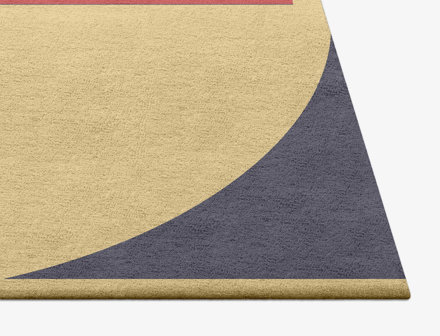 Quadrant Geometric Square Hand Tufted Pure Wool Custom Rug by Rug Artisan