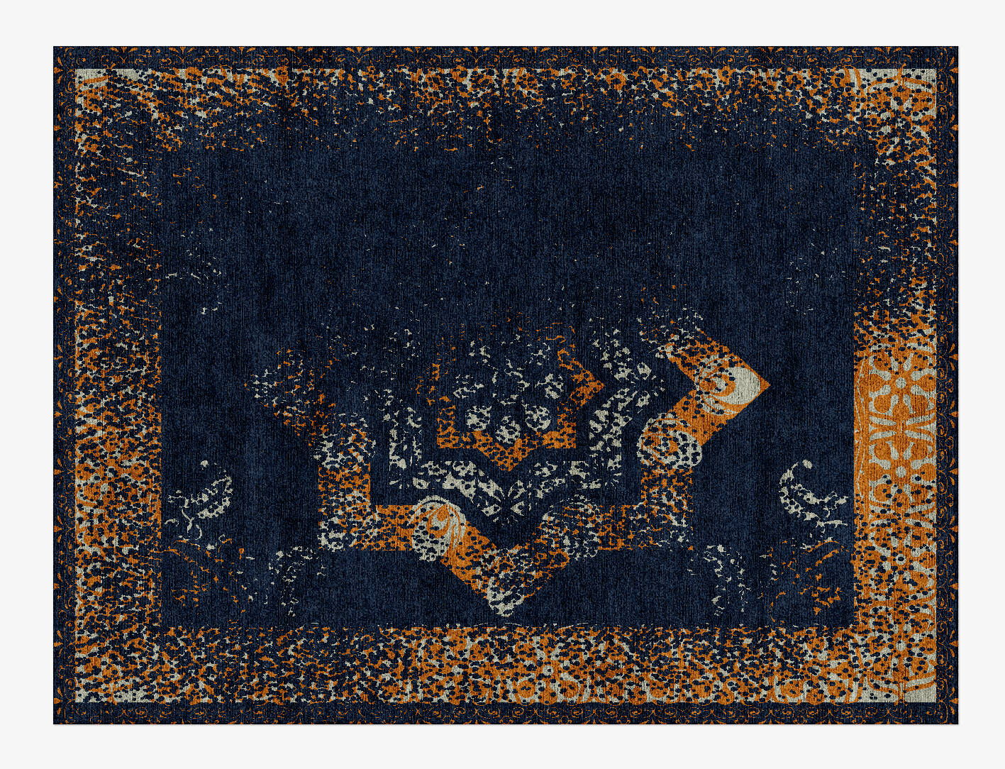Quba Vintage Rectangle Hand Knotted Bamboo Silk Custom Rug by Rug Artisan