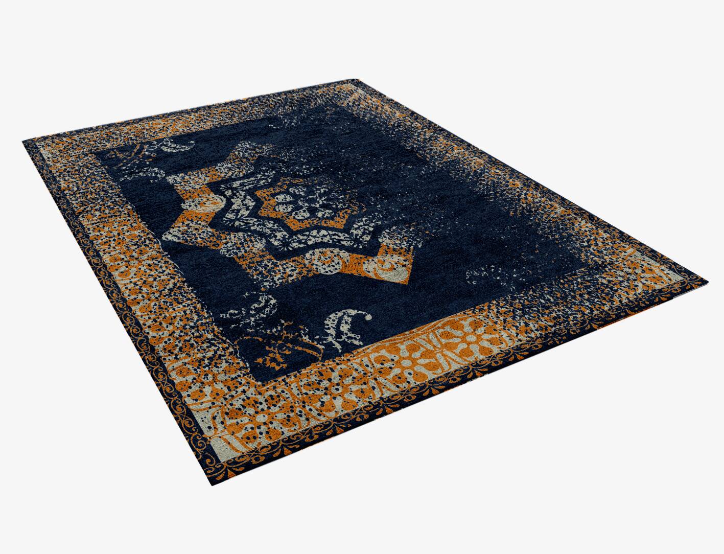 Quba Vintage Rectangle Hand Knotted Bamboo Silk Custom Rug by Rug Artisan