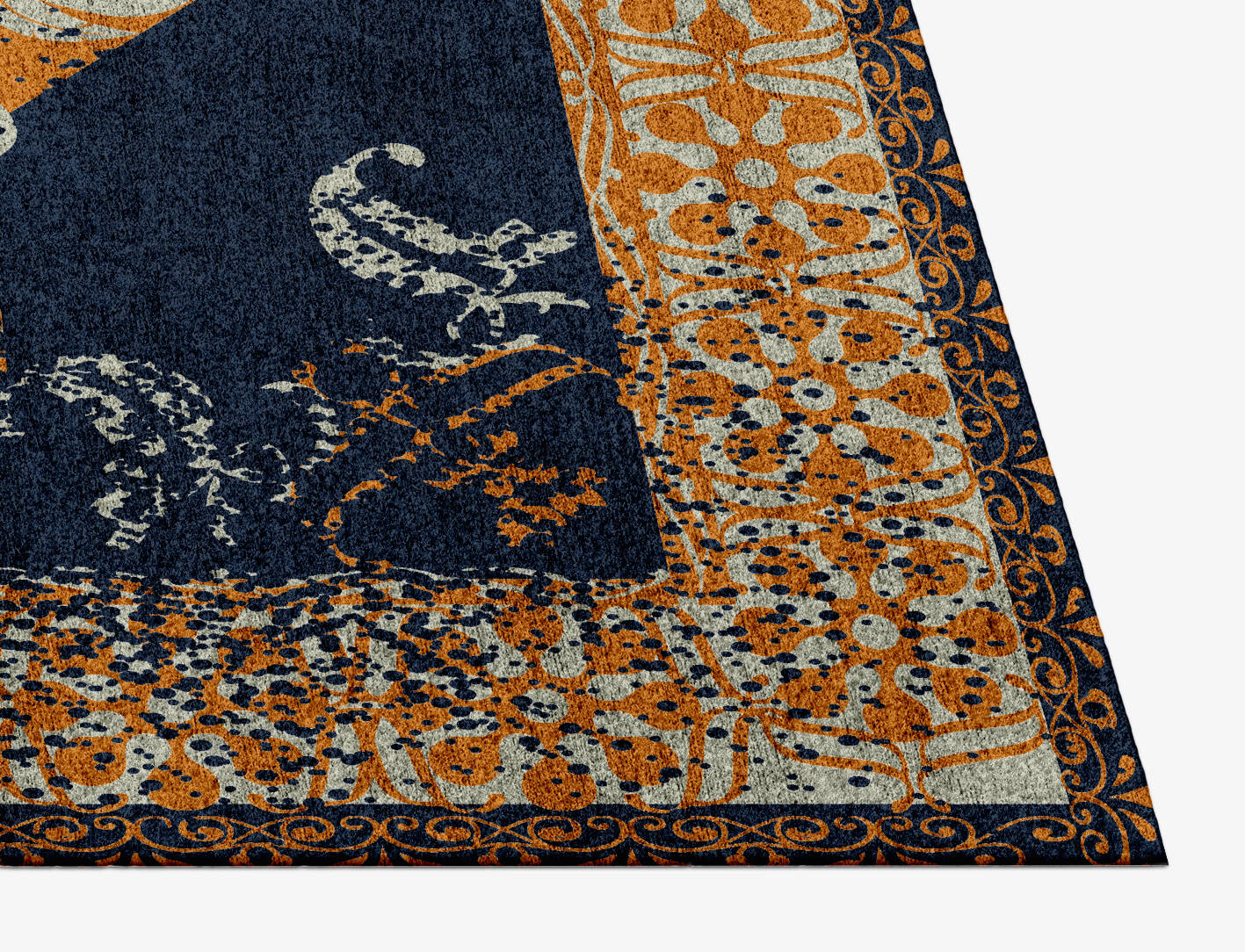 Quba Vintage Rectangle Hand Knotted Bamboo Silk Custom Rug by Rug Artisan