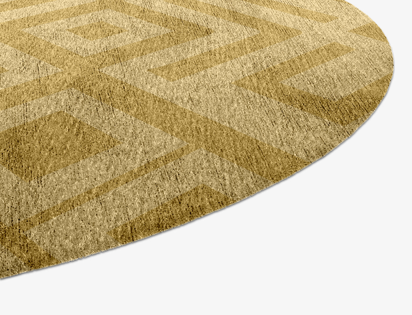 Quinn Geometric Capsule Hand Knotted Bamboo Silk Custom Rug by Rug Artisan