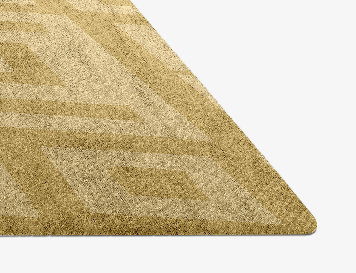 Quinn Geometric Diamond Hand Knotted Bamboo Silk Custom Rug by Rug Artisan