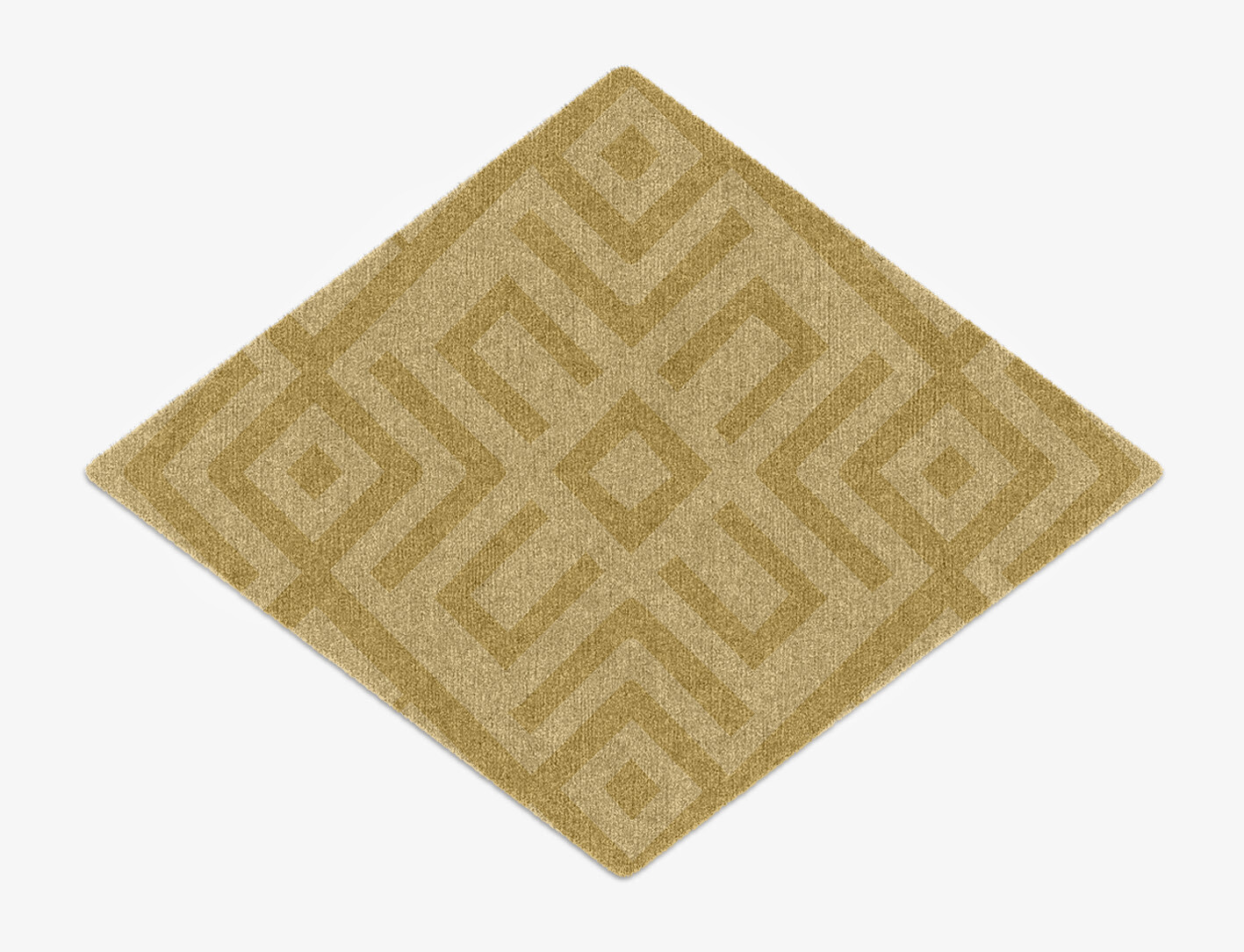 Quinn Geometric Diamond Hand Knotted Tibetan Wool Custom Rug by Rug Artisan