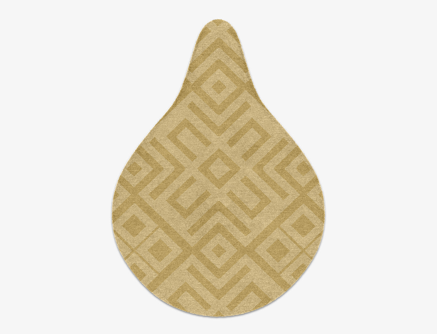 Quinn Geometric Drop Hand Knotted Tibetan Wool Custom Rug by Rug Artisan