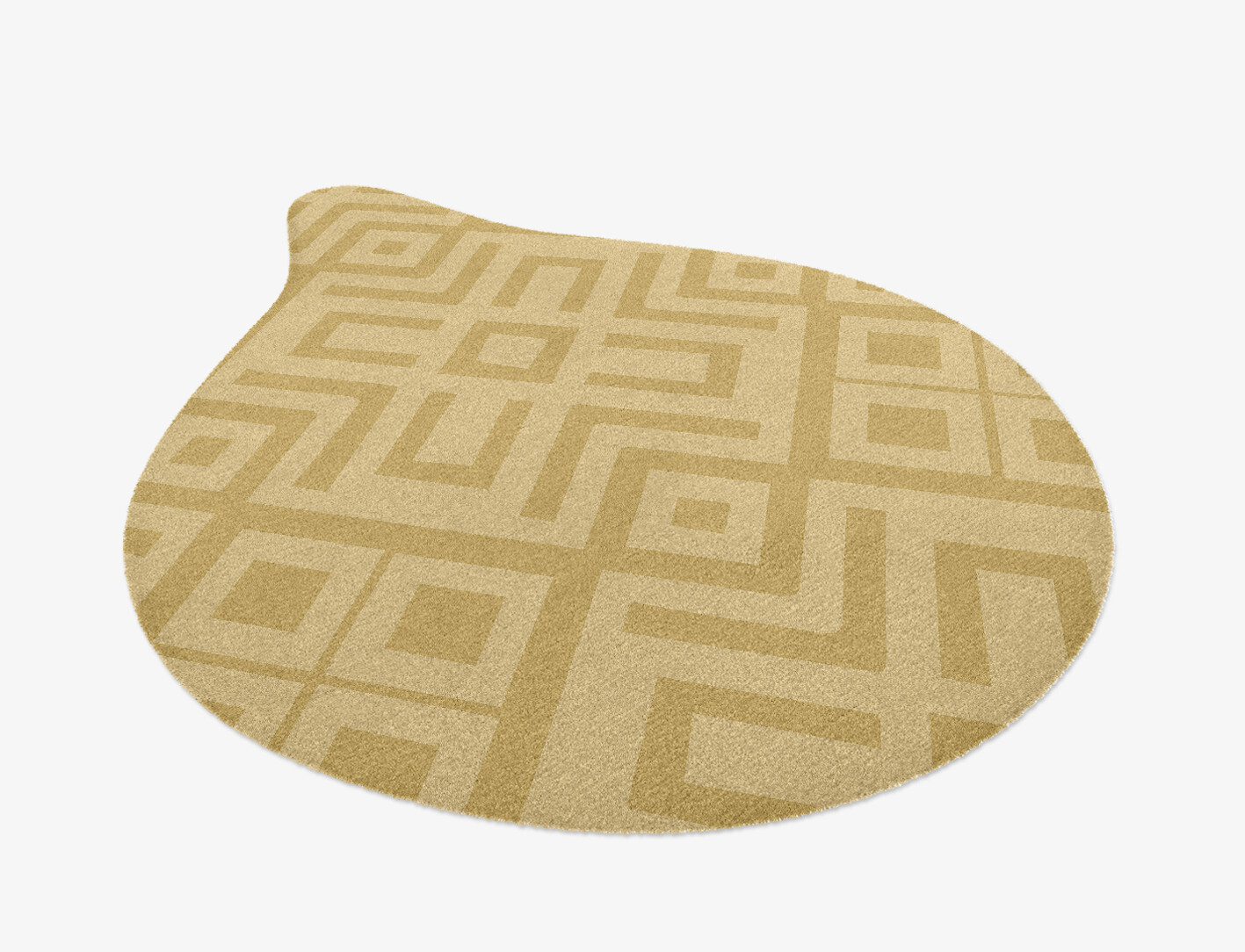 Quinn Geometric Drop Hand Knotted Tibetan Wool Custom Rug by Rug Artisan