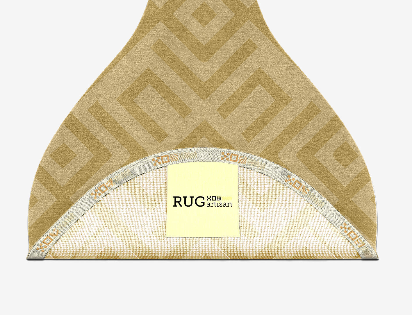 Quinn Geometric Drop Hand Knotted Tibetan Wool Custom Rug by Rug Artisan