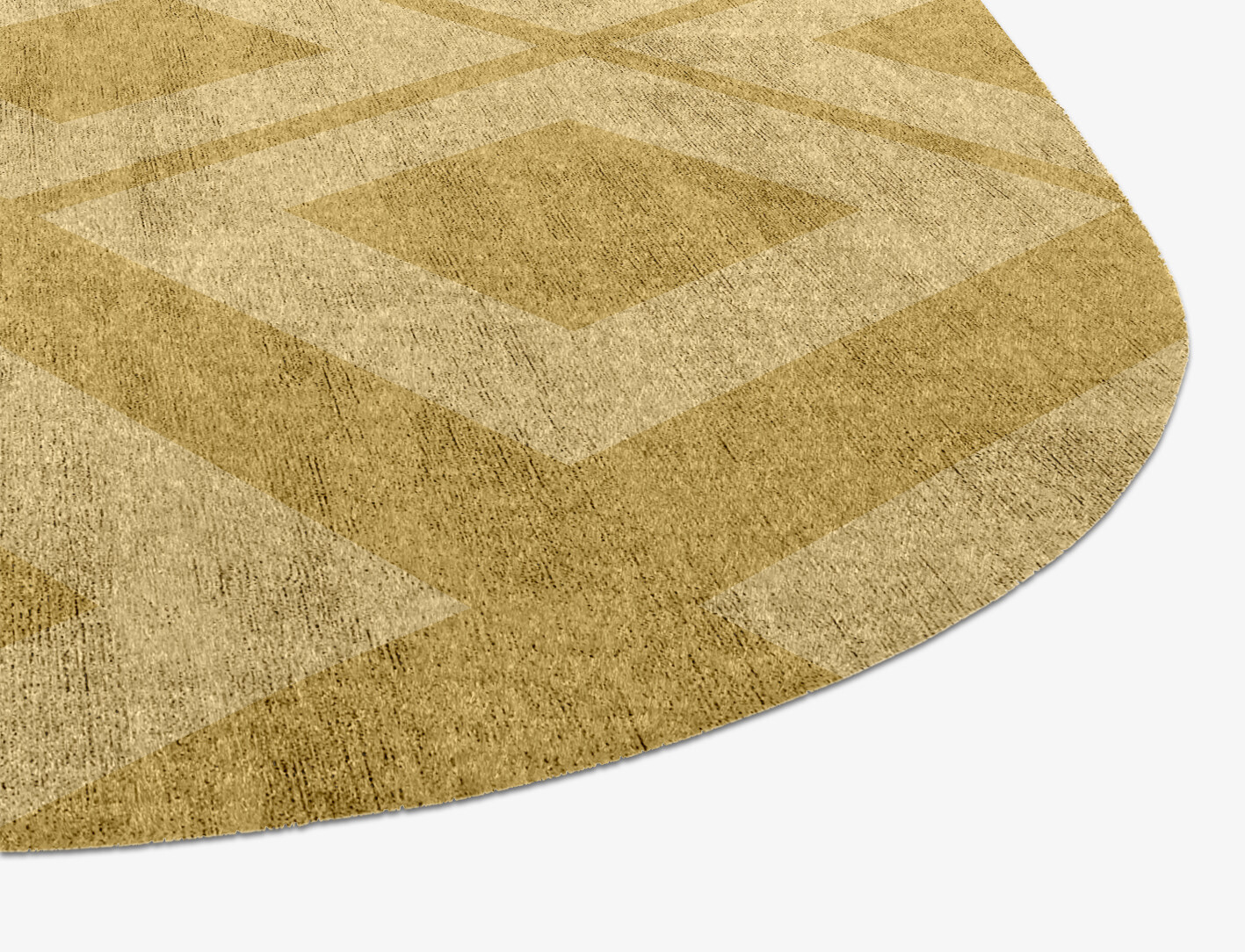 Quinn Geometric Eight Hand Knotted Bamboo Silk Custom Rug by Rug Artisan