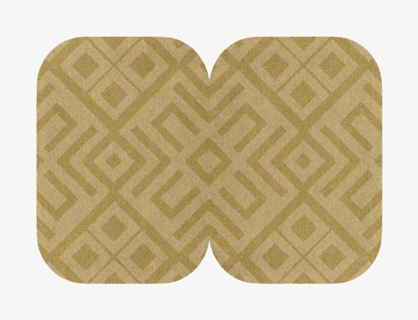 Quinn Geometric Eight Hand Knotted Tibetan Wool Custom Rug by Rug Artisan