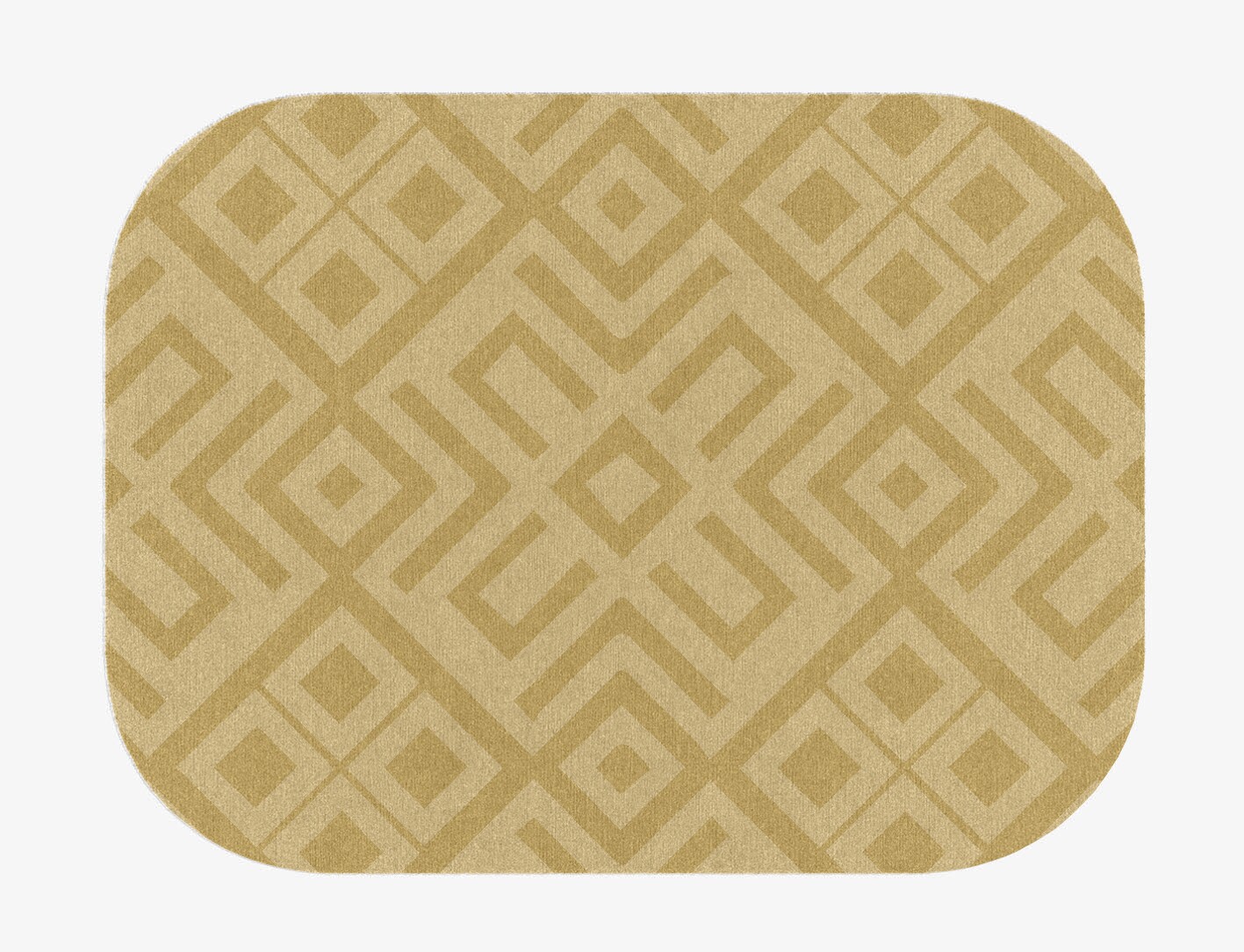 Quinn Geometric Oblong Hand Knotted Tibetan Wool Custom Rug by Rug Artisan